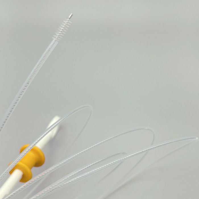 Escova endoscópica de aço inoxidável de nylon da pilha para o ODM do Bronchoscopy