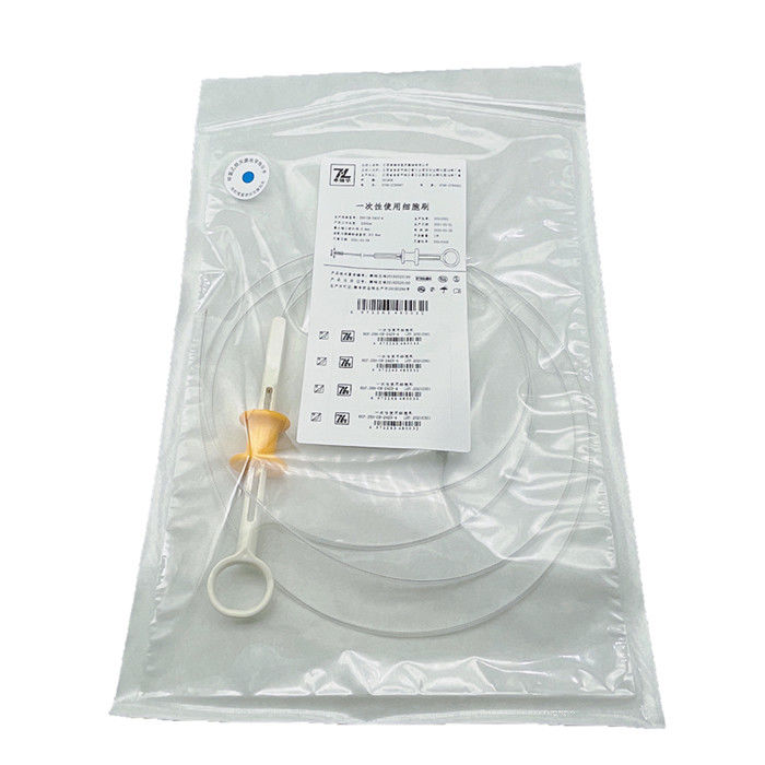 Escova descartável endoscópica da pilha do comprimento de funcionamento da escova 2300mm da citologia do ABS ISO13485