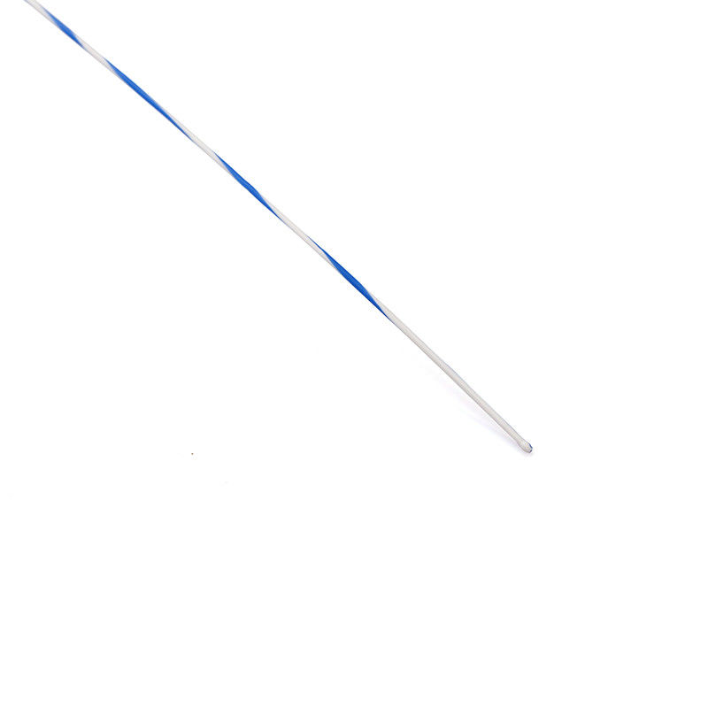 O fio de guia branco azul Nitinol da urologia da zebra da cor torce resistente